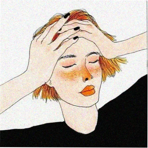 读者头像：戴眼镜的男生插画